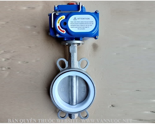 Van bướm inox điều khiển điện