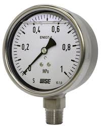 đồng hồ đo áp suất có dầu